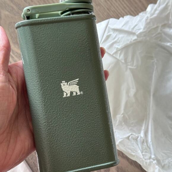 STANLEY x FRGMT Classic Flask 8oz Collab Limited Edition Green Wide Mouth - NIB - Picture 1 of 10